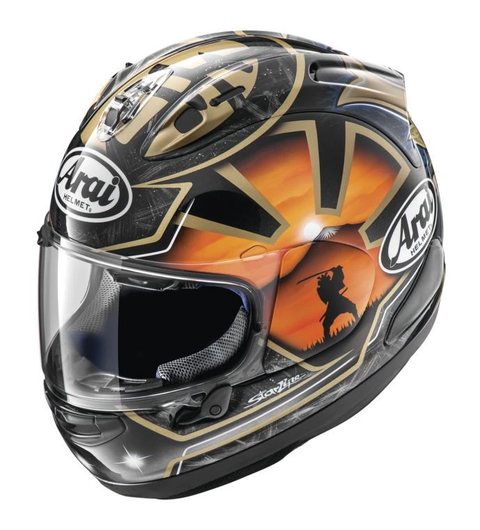 Arai Corsair X Pedrosa Samurai 2 Helmet 3 Arai Corsair X Pedrosa Samurai 2 Helmet