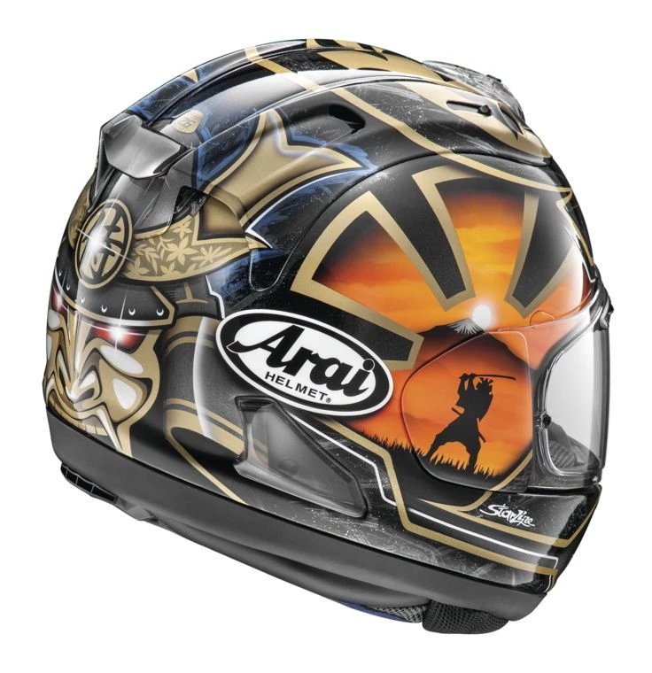 Arai Corsair X Pedrosa Samurai 2 Helmet 4 Arai Corsair X Pedrosa Samurai 2 Helmet - Image 2