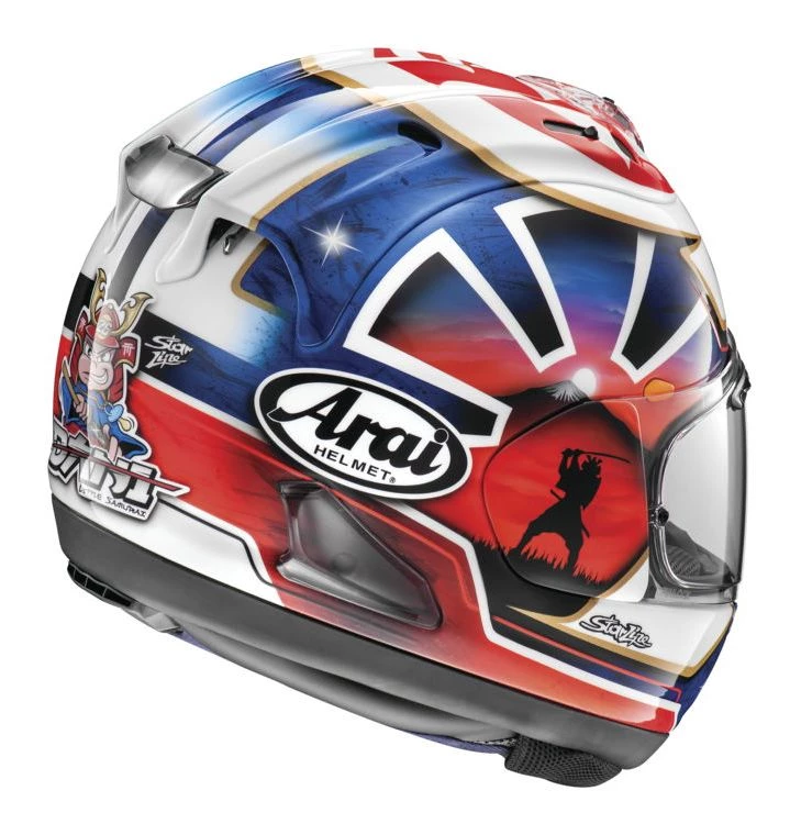 Arai Corsair X Pedrosa Samurai 2 Helmet 6 Arai Corsair X Pedrosa Samurai 2 Helmet - Image 4