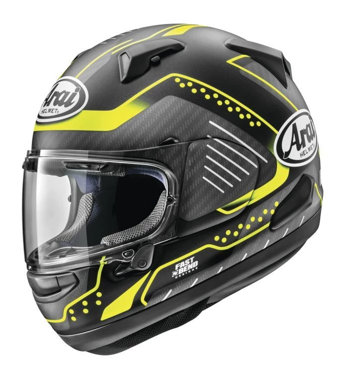Arai Quantum-X Drone Helmet Black/Yellow / SM [Open Box]