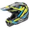 Arai VX Pro 4 Machine Helmet -Arai Helmets shop arai vx pro4 machine helmet black blue hi viz yellow 2