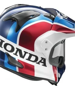 Arai XD-4 Africa Twin Helmet -Arai Helmets shop arai xd4 africa twin helmet blue red white 7